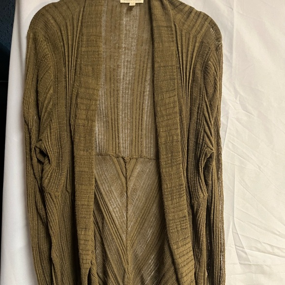 Eileen Fisher Sweaters - Eileen Fisher Textured /green cardigan size Large